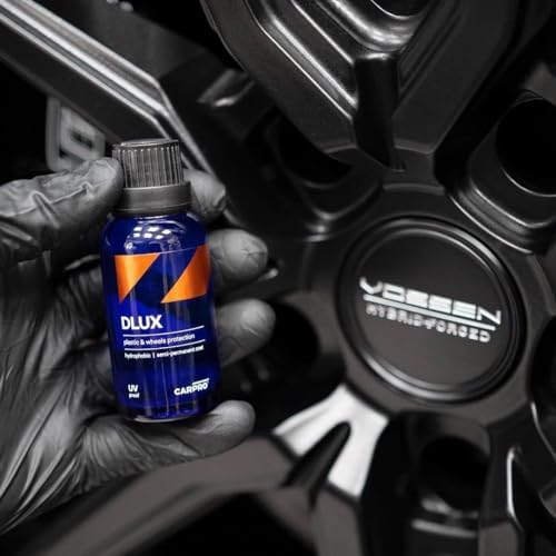 CARPRO CQUARTZ DLUX Wheel and Trim Coat 30mL - Ceramic Coating UV Protection for Wheels and Exterior Plastics, Rubber, and Metals