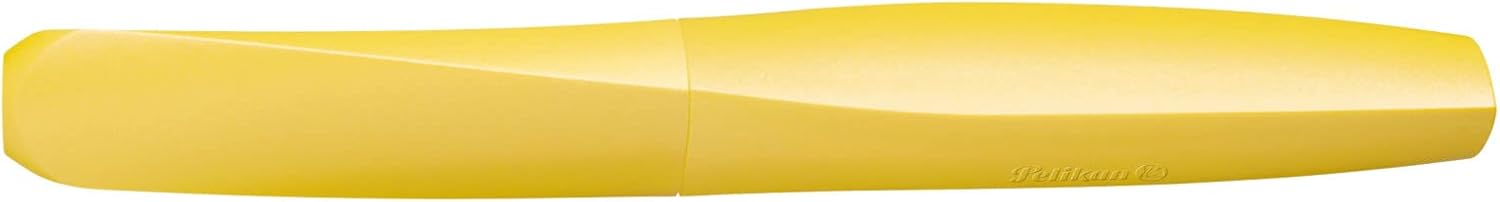Pelikan Twist Fountain Pen with 1 Ink Cartridge, Medium Nib, Silver, Boxed (947101)