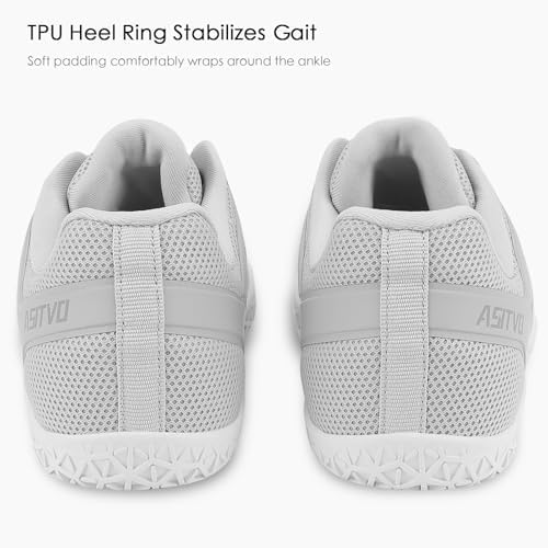 ASITVO Wide Men's Barefoot Zero Drop Sole Minimalist Sneakers Walking Shoes | Width Toe Box Cross Trainer Gym TPU Toe No-Sew Upper Grounding