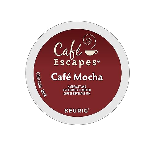Café Escapes Café Mocha K-Cups for Keurig Brewers, 24 pack, 24-count