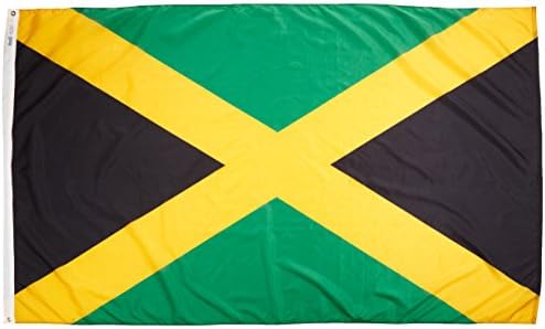 Annin Flagmakers Jamaica Flag - 4 x 6 Feet (Model 194242) | USA-Made to Official United Nations Design Specifications