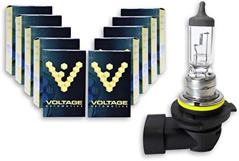 Voltage Automotive H11 Halogen Bulb (10 Pack) - Standard Replacement For High Beam Low Beam Driving Fog Light