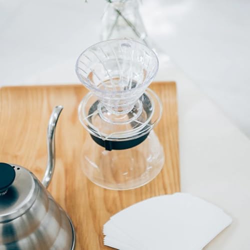 HARIO V60 Plastic Coffee Dripper, Size 02, Clear | Plastic