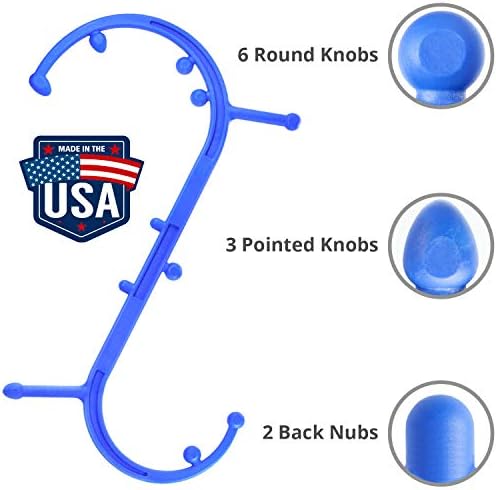 Body Back Buddy Classic Black & Massage Stick Bundle for Muscle Pain Relief | FSA Eligible Massage Bundle For Trigger Point Therapy, Deep Tissue Pain Relief, Muscle Tension Relief, (Stick color varies)
