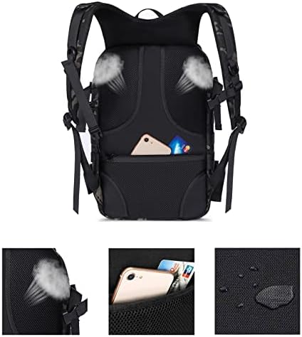 MOSISO 30L Tactical Backpack, Military Daypack, Night Camouflage