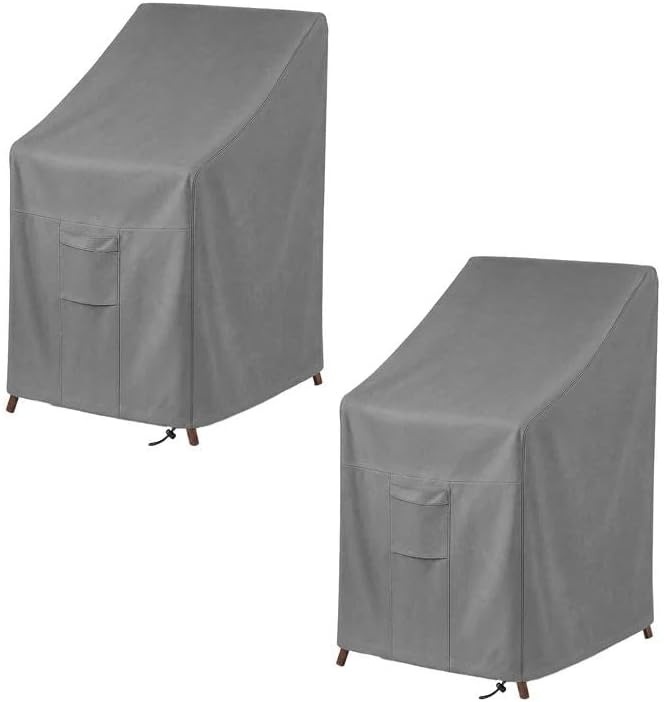 Vailge Stackable Patio Chair Covers & Outdoor Furniture Covers Waterproof