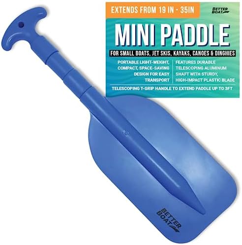 Boat Paddle Telescoping Plastic Collapsible Oar, Kayak, Jet Ski, Rafting