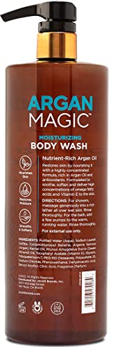 Argan Magic Cleansing Body Wash - Gently Cleanses, Revitalizes & Smooths Skin | Enriched with Argan Oil