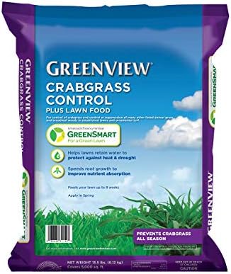 GreenView Crabgrass Control Plus Lawn Food - 40.5 lb. Bag - Covers 15,000 sq. ft.