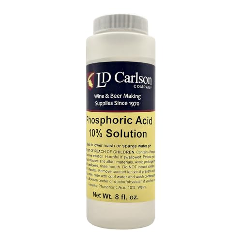 Phosphoric Acid 10% Solution - 8 Ounce for Beer Making