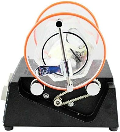 Hengwei 110V 45W Roller polishing Machine Jewelry Gold Silver Cleaning Machine Tumbler Rotary Tumbler Jewelry Polisher Finisher Polishing Bead Cleaner