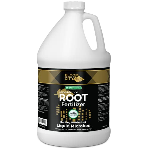Organic Root Stimulant, Salmon and Kelp Formula, Rich with Microbes and Mycorrhizae by Bloom City, Gallon (128 oz)