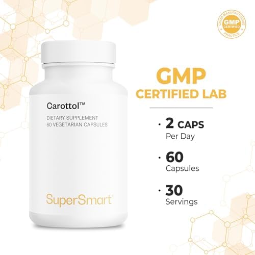 Supersmart - Carottol - Carotenoid Complex Supplement - with Beta Carotene, Lycopene