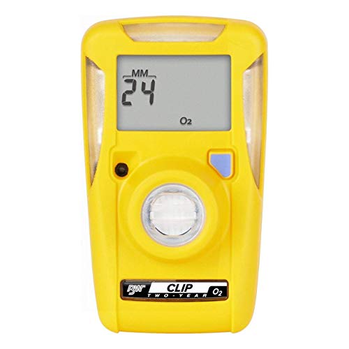 BW Technologies BWC2-X BW Clip Single Gas O2 Monitor, 19.5/23.5, Yellow