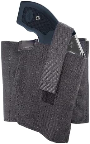 DeSantis Apache Ankle Rig - Concealed Ankle Holster, Elastic Ankle Holster, Conceal Carry Gun Holster for Revolver