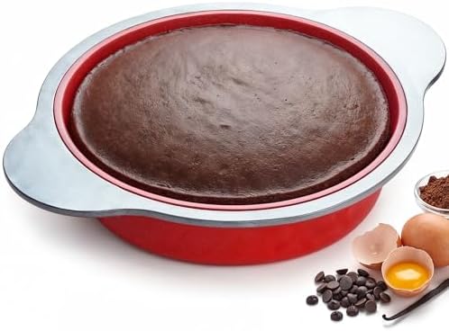 Premium Non-Stick Silicone Bread Loaf Pan, 9x5 Inches – Heavy-Duty Steel Frame, Non-Toxic, BPA & PFOA Free – Perfect for Pound Cakes, Breads, & More.