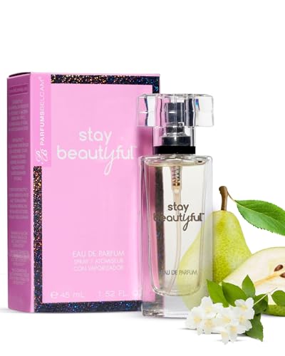 PB ParfumsBelcam Stay Beautiful Eau De Parfum Spray for Women, Floral and Fresh Fragrance, Long-Lasting Scent for Day & Night Wear