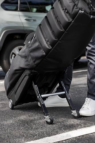 Sun Mountain ClubGlider Journey Golf Travel Bag - 4-Wheel Rolling System, Extendable & Retractable Legs for Easy Transport