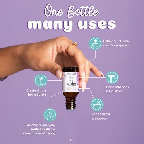 Aura Cacia Roll-On Essential Oil Blend, Peppermint, 0.31 Ounce