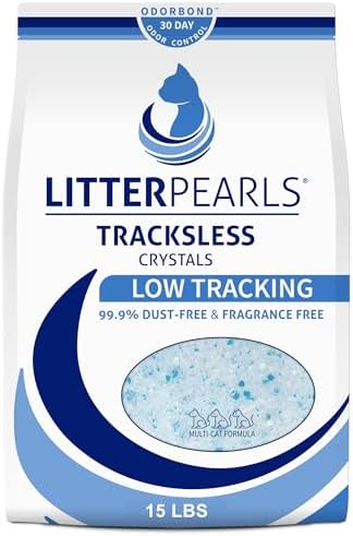 Litter Pearls TracksLess Low-Tracking 30-Day Odor Control Litter 15lbs