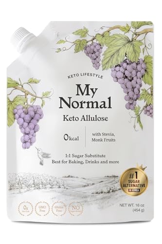 My Normal Keto Allulose Syrup - 1:1 Sugar Substitute, Zero Calorie 17.10 oz