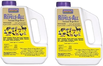 Bonide Products 2361 Repel Granules Animal Repellent, 3-Pound, Pack of 2