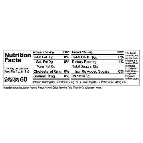 Zee Zees Mango Peach Applesauce Cups, Unsweetened, All Natural, No Sugar Added, 4 oz Cups, 24 pack