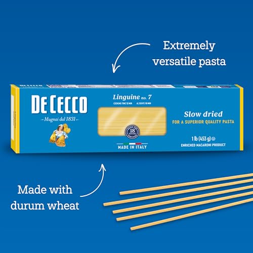 De Cecco Bucatini No. 15 Pasta, 16 Oz | Authentic, Slow Dried, Made with Semolina and Durum Wheat, Versatile Pasta for Sauces & Recipes, Made in Italy