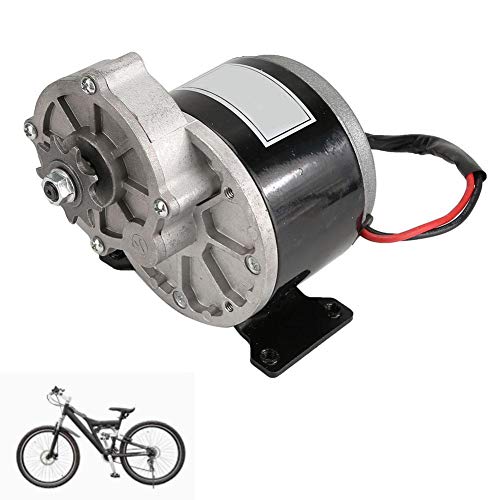 Gear Reduction Electric Motor,12V 250W 2950 RPM Dc Electric Bicycle Brushed Motor Reductor with 9 Tooth Sprocket for Electric Bicycle,Scooter,Bikes