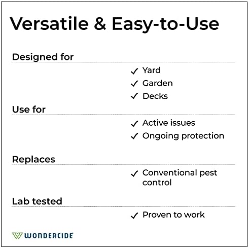 Wondercide - Outdoor Pest Control Spray with Natural Essential Oils - 32 oz | Mosquito, Ant, Insect Repellent, Treatment