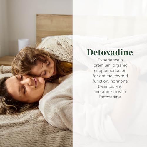 Global Healing Center - Detoxadine - Organic Nascent Liquid Iodine Supplement Drops for Thyroid Support, Detox Cleanse, and Metabolism - Non-GMO