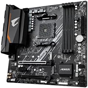 Gigabyte GIGABYTE B550M AORUS Elite (AM4/ AMD/ B550/ Micro-ATX/ DDR4/ Dual M.2/ PCIe 4.0/ Realtek GbE LAN/Gaming Motherboard)