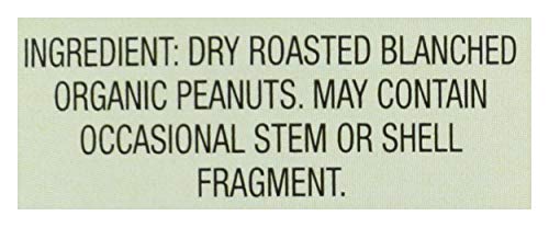 Once Again Organic Crunchy Peanut Butter No Sugar Added - Single Ingredient, Unsalted, Natural Peanut Butter No Palm Oil - Glass Jar, Non-GMO, Gluten Free - Chunky, Unsweetened - 1 Jar (16 oz)