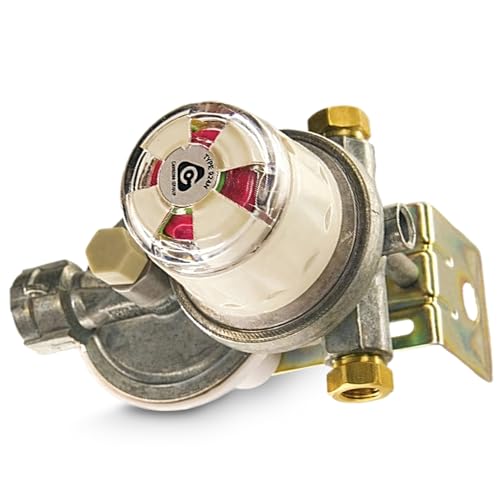 Kosan 924N RV Propane Regulator for RV Trailer, Auto Changeover Dual Cylinder Setup, 160000 BTU Capacity