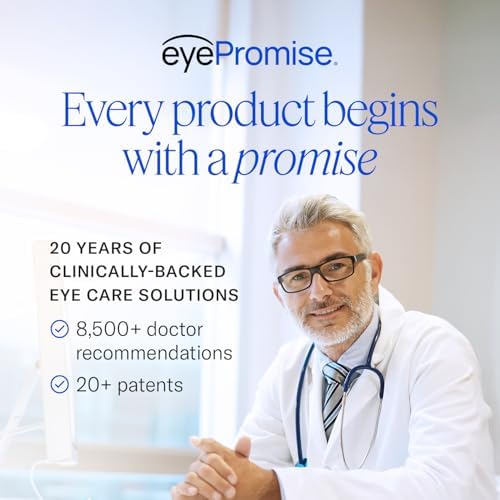 EyePromise EZ Tears Eye Vitamin - 60 Softgels, 30-Day Supply | Eye Supplements for Occasional Dryness & Irritation with Omega 3