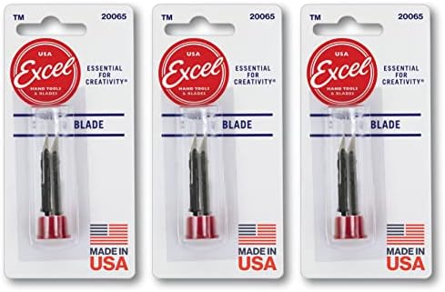 Excel Blades #65 Retractable Pen Knife Replacement Blades, 4-Pack