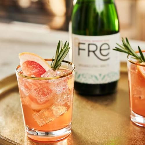 Sutter Home Fre Sparkling Brut from California Vineyards - Bubbles of Green Apple and Ripe Pear Aromas with a Dry Refreshing Finish