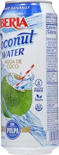 Iberia Coconut Water with Pulp 16.9 fl oz (Pack of 24)