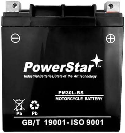 Powerstar® ETX30L Ps30l-bs Battery YTX30L-BS High Performance Power Sports Battery Super Crank