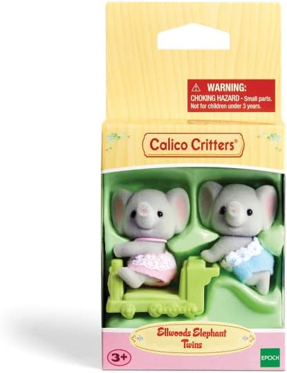 Calico Critters Hopscotch Rabbit Twins - Adorable Bunnies for Endless Imaginative Play. Bring Home the Double the Fun with These Charming Twins!