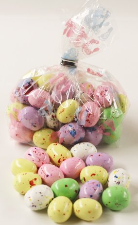 Scott's Cakes Speckled Chocolate Malted Eggs in a 1 Pound Bunny Hop Bag