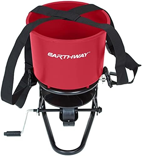 EarthWay 3100 40 LB Professional Chest Mount Hand Crank Broadcast Spreader Including Even Spread Technology