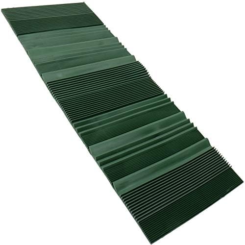 ASR Outdoor Rubber Riffled Gold Sluice Box Matting for Gold Recovery, 27x10 inch
