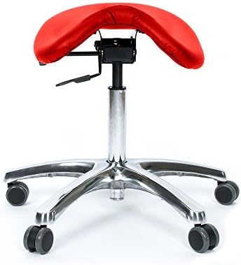 BetterPosture Saddle Chair –Multifunctional Ergonomic Back Posture Stool with Tilting Seat – Reduce Pressure on Lower Back and Improve Posture While Sitting