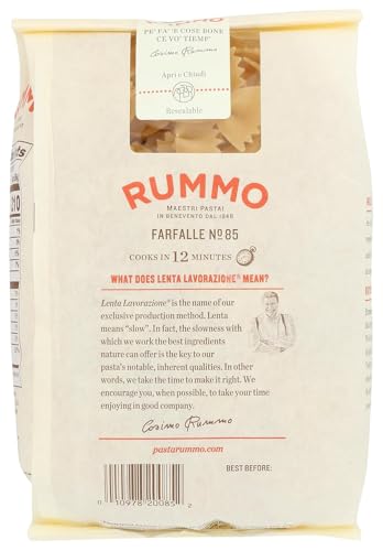 Rummo, Pasta Farfalle, 16 Ounce