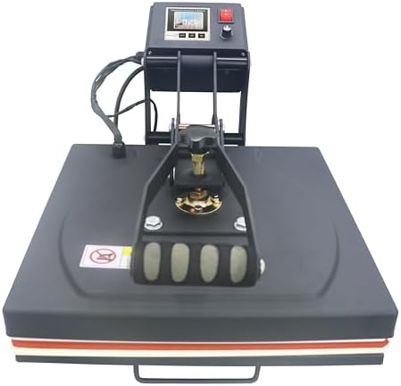 RoyalPress 15" x 15" Color LED Industrial-Quality Digital Sublimation Heat Transfer Machine T-Shirt Heat Press Machine, 15" x 15", Black