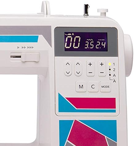 Janome MOD-30 Computerized Sewing Machine with 30 Built-In Stitches, 3 One-Step Buttonholes, Drop Feed and Accessories