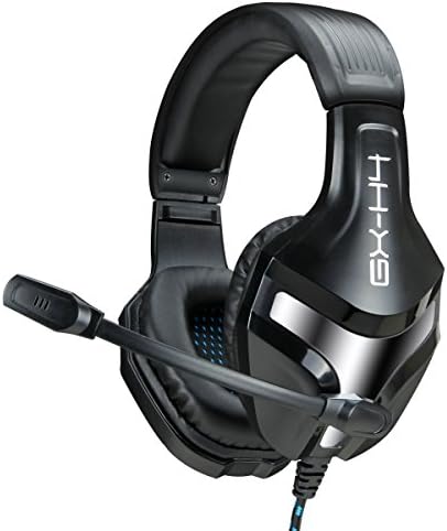 Enhance GX-H4 Computer Gaming Headset with Microphone - Braided Cable, Noise Isolating Headphones