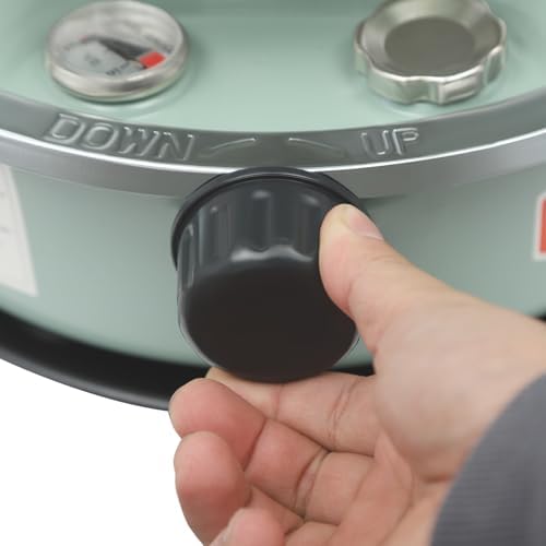 Portable Kerosene Heater, Indoor Outdoor Space Heater Portable Oil Heater Stove, 9000 BTU with 1.22 Gal Fuel Tank and Safety Mesh Guard for Camping, Garage, Hunting, Cooking, Winter Warmth (Green)