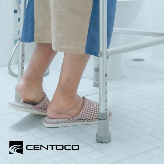 Centoco 3 inch Raised Toilet Seat for Seniors, Elongated, Open Front, White | Plastic, No Cover, 3L1500STSCC-001, Made in the USA